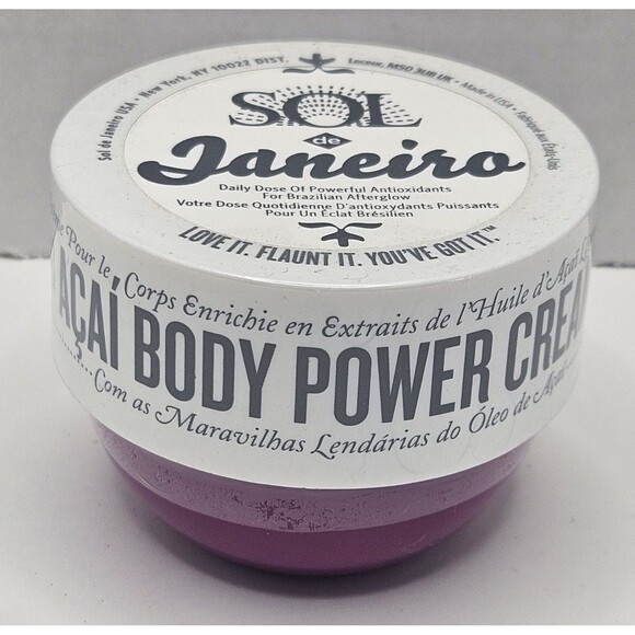 New, ACAI SOL DE JANEIRO AÇAÍ­ BODY POWER CREAM 2.5 oz/ 75 ml  Rare Discontinued - Picture 1 of 6